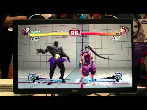 USF4 @ EVO 2015 Semis - rkappa Poongko (Seth) vs MOV (Ibuki)