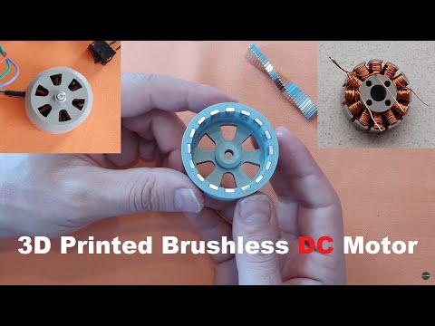 Building a 3D Printed Brushless DC Motor from Scratch