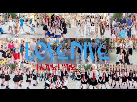 [K-POP IN PUBLIC] 아이브 (IVE) - 'LOVE DIVE' Barcelona Dance Cover Compilation