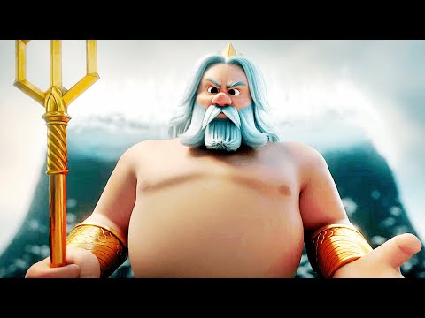 Zeus Vs Poseidon - Final Fight Scene | EPIC TAILS (2022) Movie CLIP HD