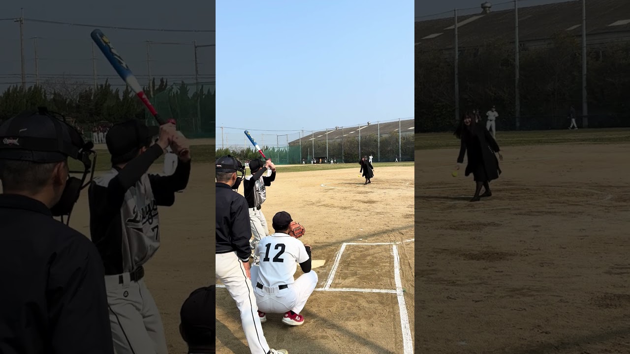 中岡佐織議員、ボーリング始球式