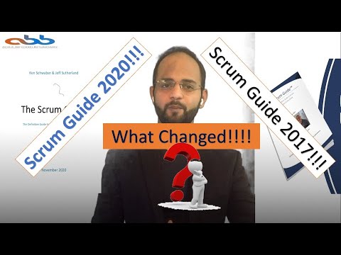 What's new in Scrum Guide 2020? What has changed compared to 'Scrum Guide 2017'?