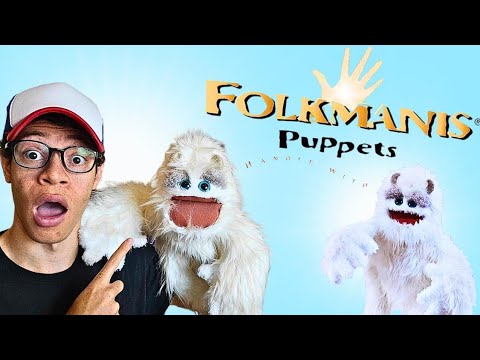 AMAZING! FOLKMANIS YETI PUPPET REVIEW!
