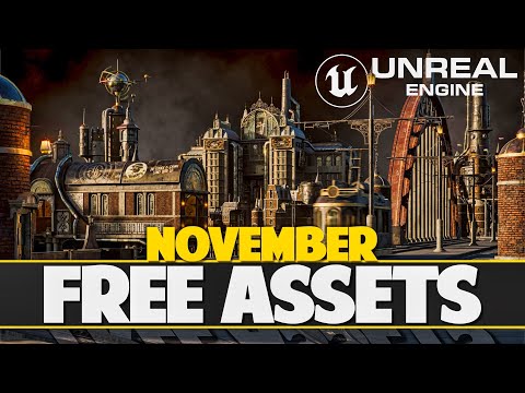 November FREE Game Assets Giveaway: Unreal Engine, Unity & Universal Assets!