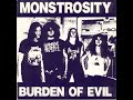 MONSTROSITY - Horror Infinity/Bonus Tracks/Demo '94 1990/1991/1994 full album