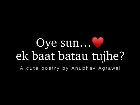 A Cute Hindi Poetry for your Special One ♥️ | Best Whatsapp Status | @corp-spacex1