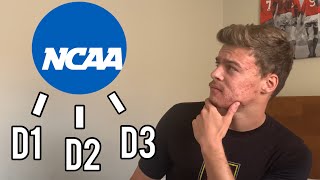 NCAA D1, D2, and D3 Explained!  Full Comparison (Price, Size, Scholars