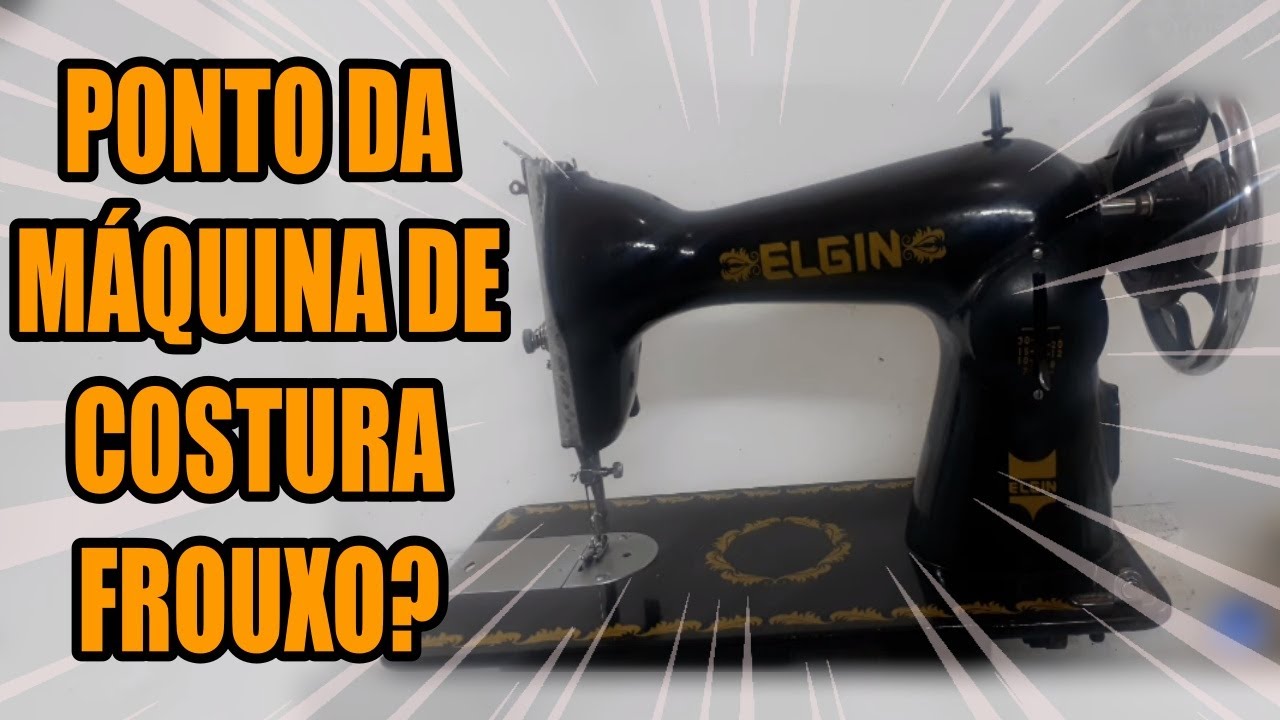 Ponto da máquina de costura Frouxo? Veja o que pode ser.
