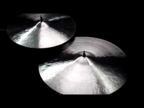 15 & 17 Crashes and Stack - Handcrafted cymbals by Craig Lauritsen
