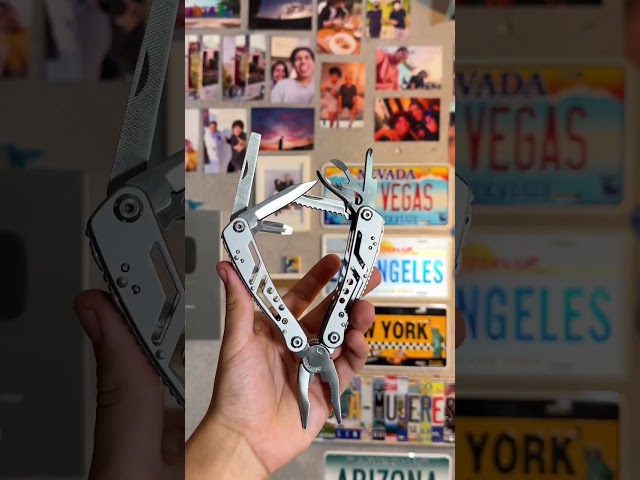 Vídeo relacionado con Gerber Multiherramienta con Alicates, 8 funciones, Vise Pocket Tool, Aluminio, acero inoxidable, Negro, 31-000021