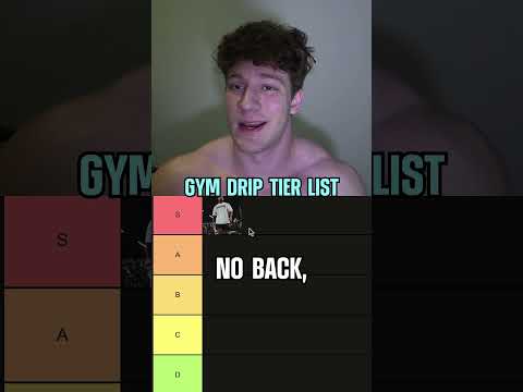 THE GYM CLOTHING TIER LIST!  #bodybuilder #bodybuilding#fit #cbum #gym #gymshark #zyzz #fitnessfun