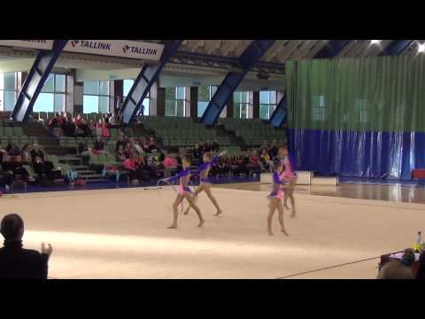 SK Nord junior EEVL KV 2013 iluvõimlemise rühm 2 katse