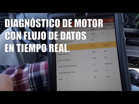 PRUEBAS EN MOTOR CON DATOS EN VIVO DEL ESCANER