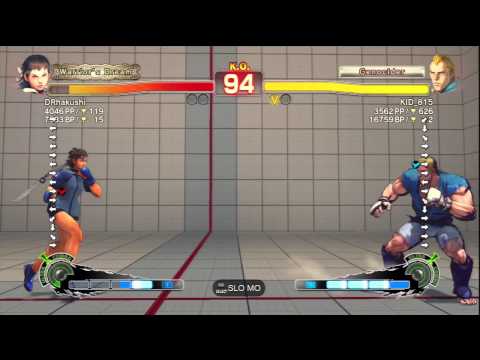 DRhakushi (Sakura) Vs KID_815 (Abel) SSF4 AE Ranked Matches - PSN