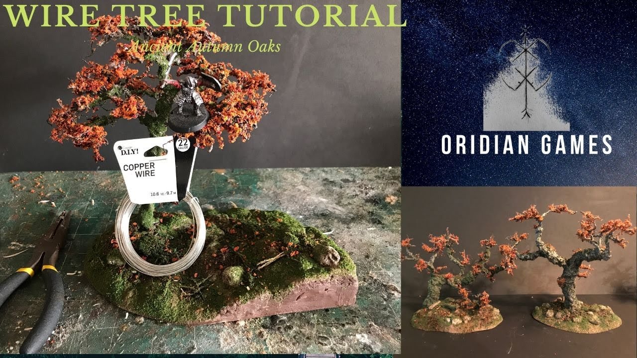 Wire Tree Tutorial -  Ancient Autumn Oaks