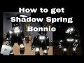 How To Get Shadow Spring Bonnie Secret Character V In Roblox Fredbear S Mega Roleplay