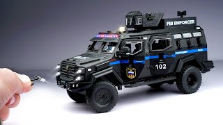 Unboxing of Armoured Police Enforcer Diecast Model Truck 😈