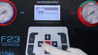 Станция для заправки автокондиционеров NORDBERG NF23P, автомат, 170 л/мин