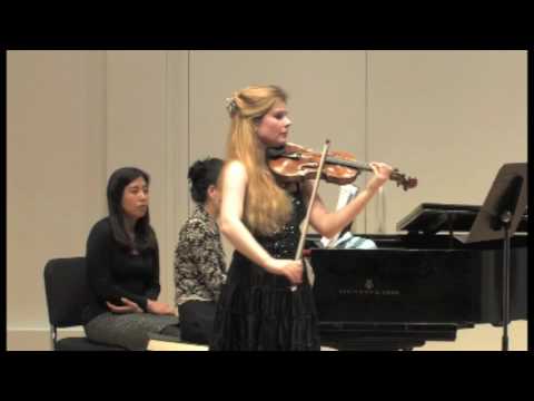 R. Strauss Violin Sonata, 2nd mvt.: Improvisation- Nina Liepe