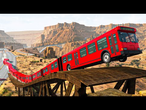 Articulated Bus Fails | BeamNG.Drive