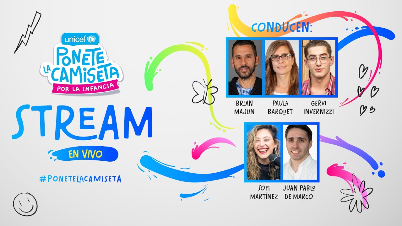 ¡Ponete la Camiseta! Streaming con conducción e invitados especiales.