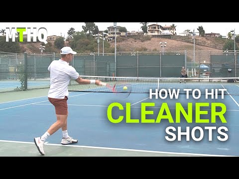 Tennis | Hit CLEANER GROUNDSTROKES and Move BETTER With This Simple Tip