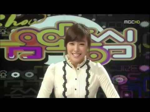 [HD][090411] Music Core - MC Tiffany & Yuri (SNSD) news report