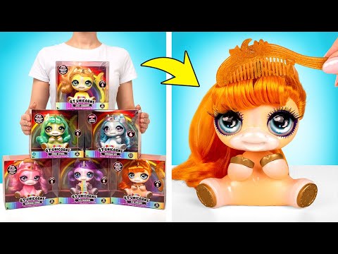 SAMMLE DEN REGENBOGEN: Wir packen 6 bezaubernde Poopsie Q.T. Unicorns aus