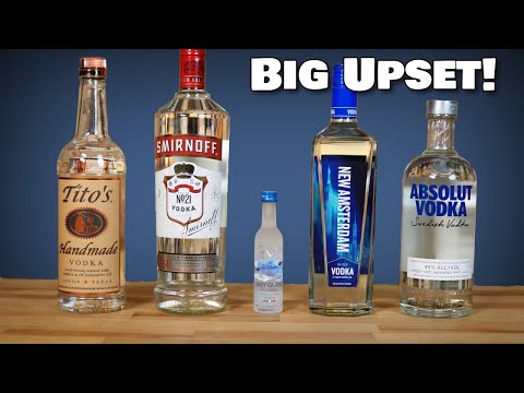 Blind Ranking the Top 5 Selling Vodkas (They Taste Different)