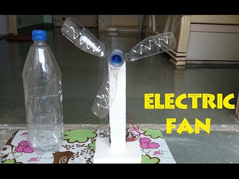 How to Make an Electric Table Fan Using Bottle