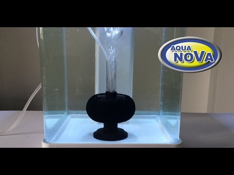 Aqua Nova NSF-R200L oru varomas kampinis kempininis vidinis filtras 200L/val video