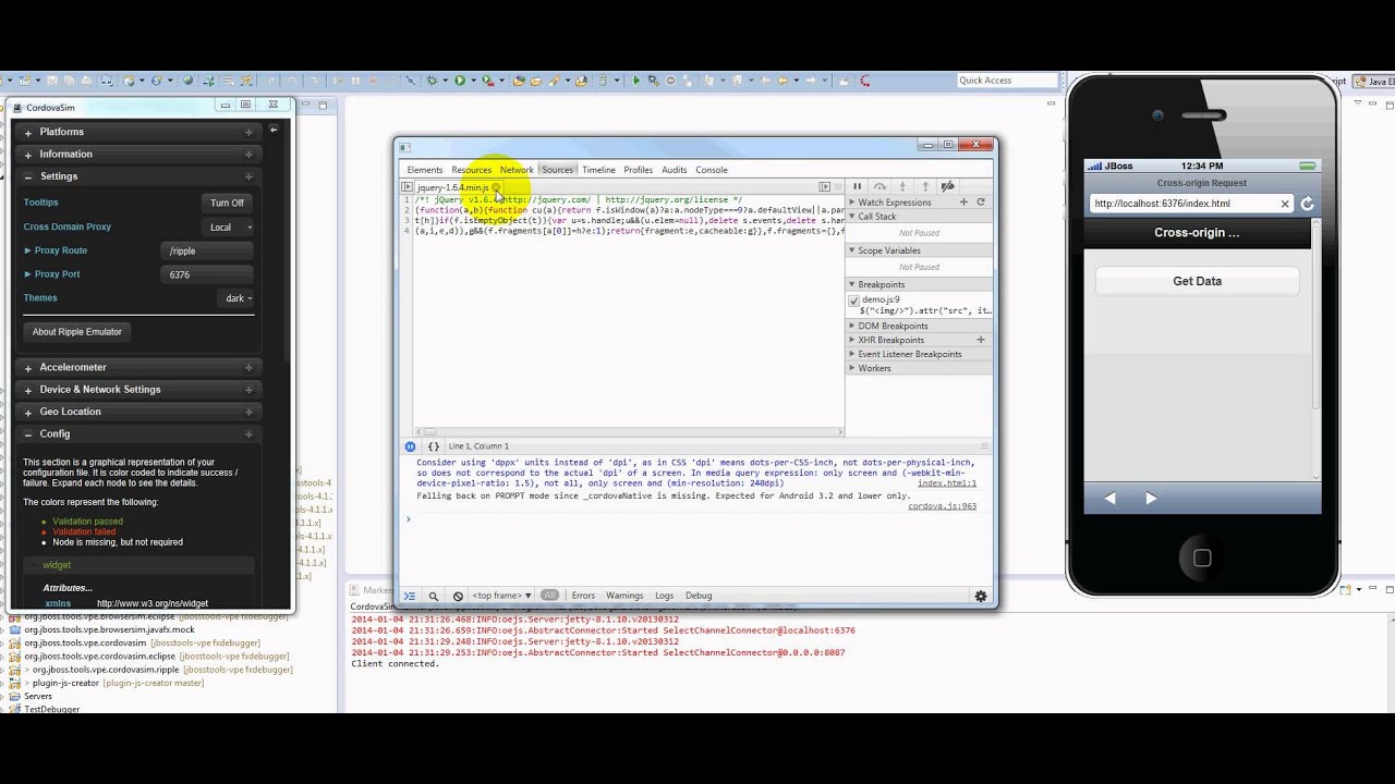 javaFx debugger demo