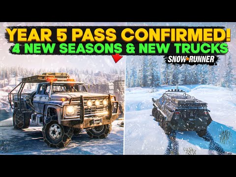 Year 5 Pass Confirmed! 4 New Seasons and New Trucks in SnowRunner Everything You Need to Know