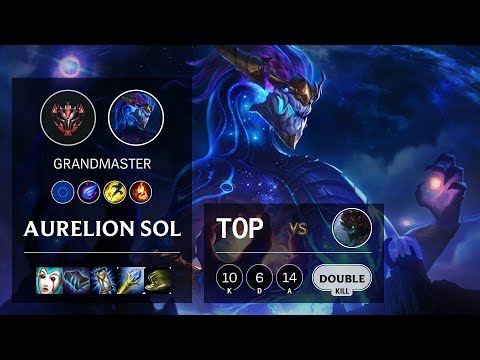 Aurelion Sol Top vs Maokai - EUW Grandmaster Patch 10.8