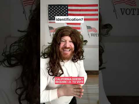 No I.D. Required in Cali Voting #trump #funny