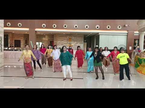 We're Going To The Party Line Dance. Performance During Silia's Raya Gathering & Dance Party 2024