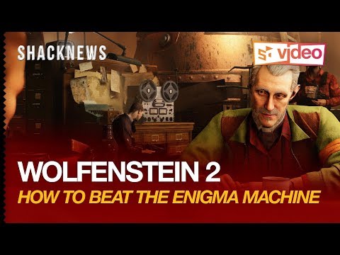 Wolfenstein 2 - How to Beat the Enigma Machine Mini-Game