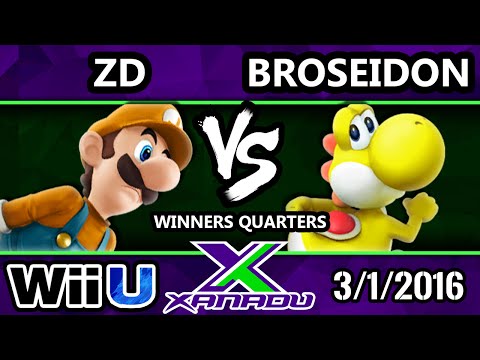 S@X 139 - ZD (Luigi) Vs. Broseidon (Yoshi) SSB4 Winners Quarters - Smash Wii U - Smash 4