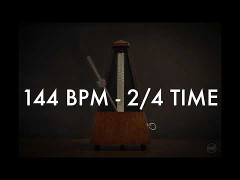 144 BPM Metronome 2/4 Time