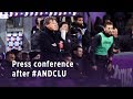 Press conference after #ANDCLU
