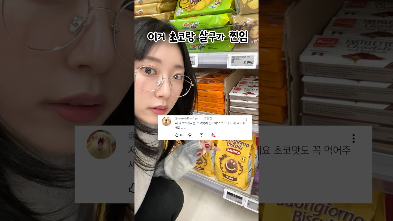 아니 다들 맛천재세요⁉️초코맛이 찐이라는 해외간식🍫