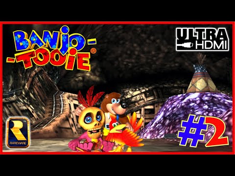 BANJO-TOOIE 100% Walkthrough N64 UltraHDMI Part 2 GLITTER GULCH MINE 100% Collectibles & Cutscenes
