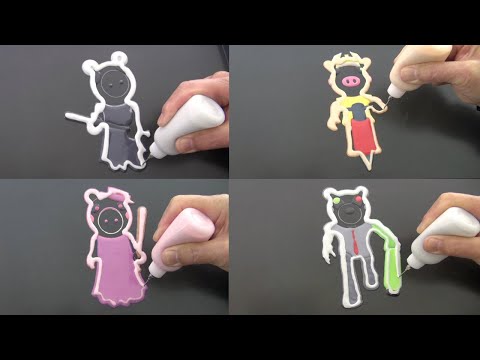ROBLOX PIGGY JUMPSCARES PANCAKE ART - MEMORY, BADGY, BILLY, GRANDMOTHER