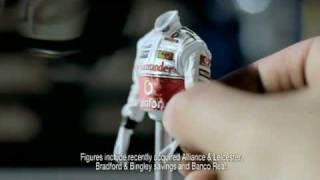 Santander Lewis Hamilton Airfix advert