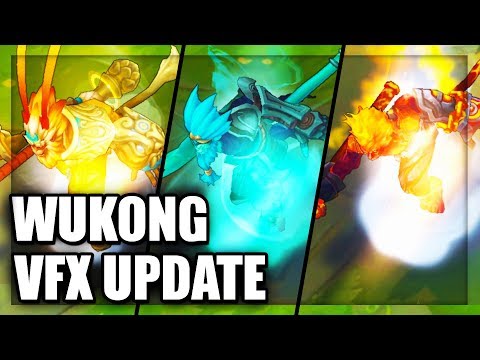 All Wukong Skins Visual Effects (VFX) Update - League of Legends