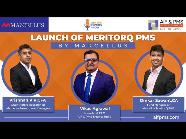 Launch of MeritorQ PMS by Marcellus | Krishnan V R | Omkar Sawant | @InvestwithMarcellus