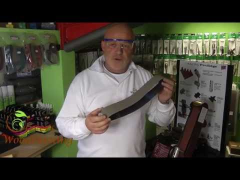 Ed Oliver talks about the different belts for the Robert Sorby Pro Edge