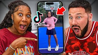 REACTING TO OUR 9 YEAR OLD DAUGHTER&#39;S TIKTOK DRAFTS