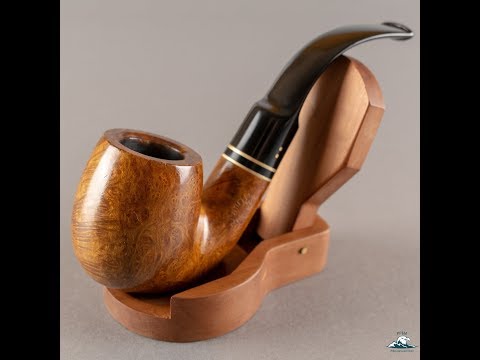 Savinelli Bionda Smooth Bent Billiard Saddle Stem (614) 6mm *SOLD*