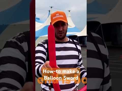 Balloon Sword Tutorial for Kids!! Easy!!